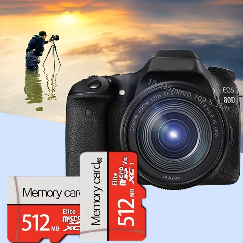 128/256/512MB Micro TF SD Card - Class 10 Memory Card For Smartphones, Speakers, Cameras & Cars