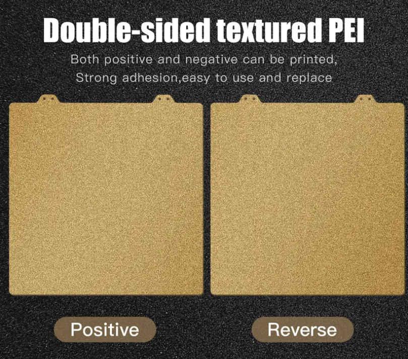 3D Printing Magnetic Build Plate Double Sided Textured PEI Sheet 310 x 320 Large format Sunlu S8-9 Ender 3/5 Pro CR10/20