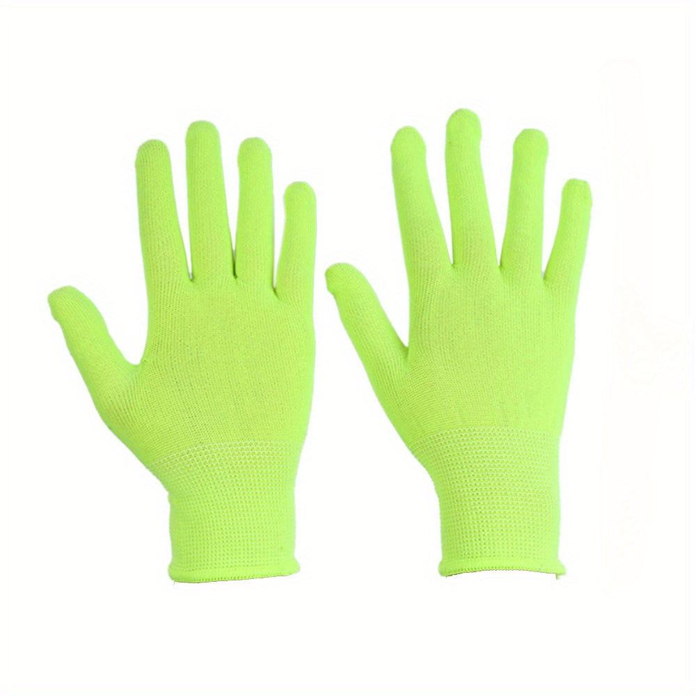 1 Pair Fluorescent Green Gloves Glow In UV Neon Glove Neon Party Supplies Glow In Blacklight UV Light Theme Party For Birthday Decor