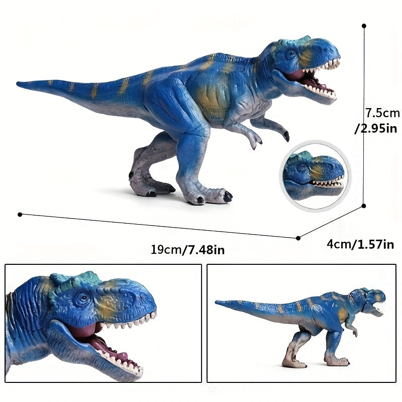 1 Piece Set, 5 Simulated Dinosaur Model Series 3, Tyrannosaurus, Velociraptor, Pterosaur, Herbivorous Dinosaur Toys, Dinosaur Character Dolls With Opening And Closing Mouths