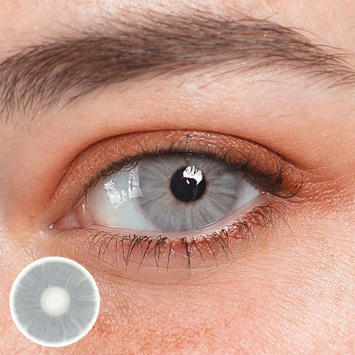 Clover Grey Mack Beauty Eyes  Eye Contact Colored Lens Prescription