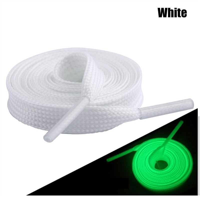 1 Pair Luminous Shoelaces for Kid Sneakers Men Women Sports Shoes Laces Glow In The Dark Night Shoestrings Reflective Shoelaces