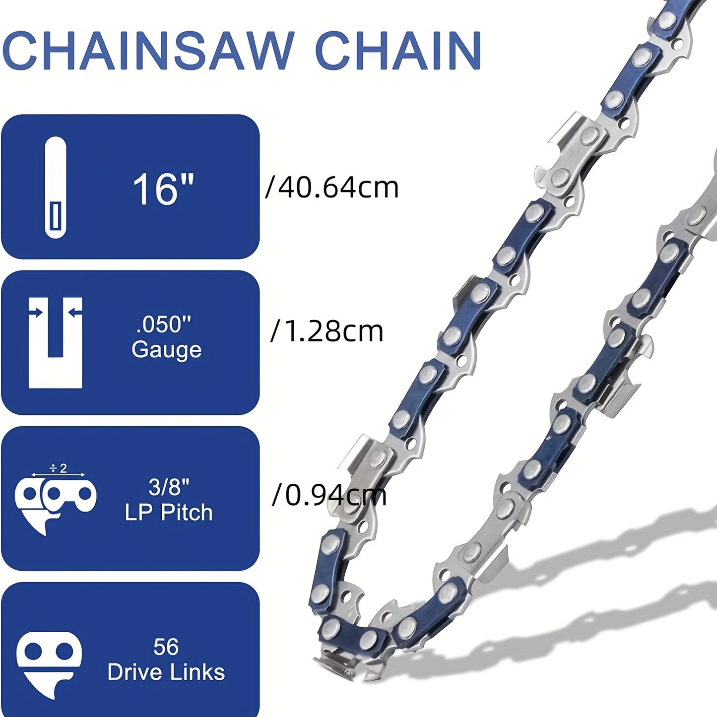 4 Packs Chainsaw Chain  Drive Links Compatible With Ryobi, Echo CS-271 PPF-225, Homelite, Craftsman, Poulan, Remington Saw Chain