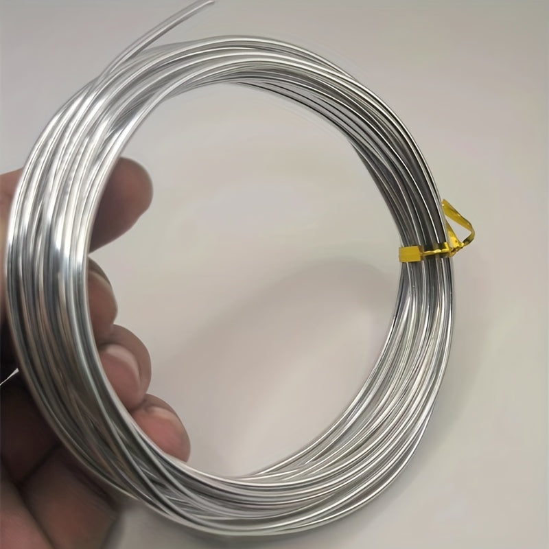 1 Roll 2.0mm Diameter, 14 Gauge, 0.00262 Feet, Colored Aluminum Wire, Handmade Aluminum Wire, Doll Support Aluminum Wire, Metal Wire, Armature Wire, Craft Wire, Bendable Wire, Craft Wire, Carving Wire, Doll Armature , Flexible Cord, Modeling Cord