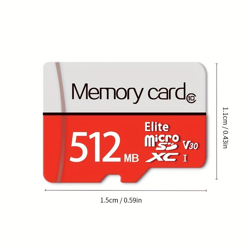 128/256/512MB Micro TF SD Card - Class 10 Memory Card For Smartphones, Speakers, Cameras & Cars