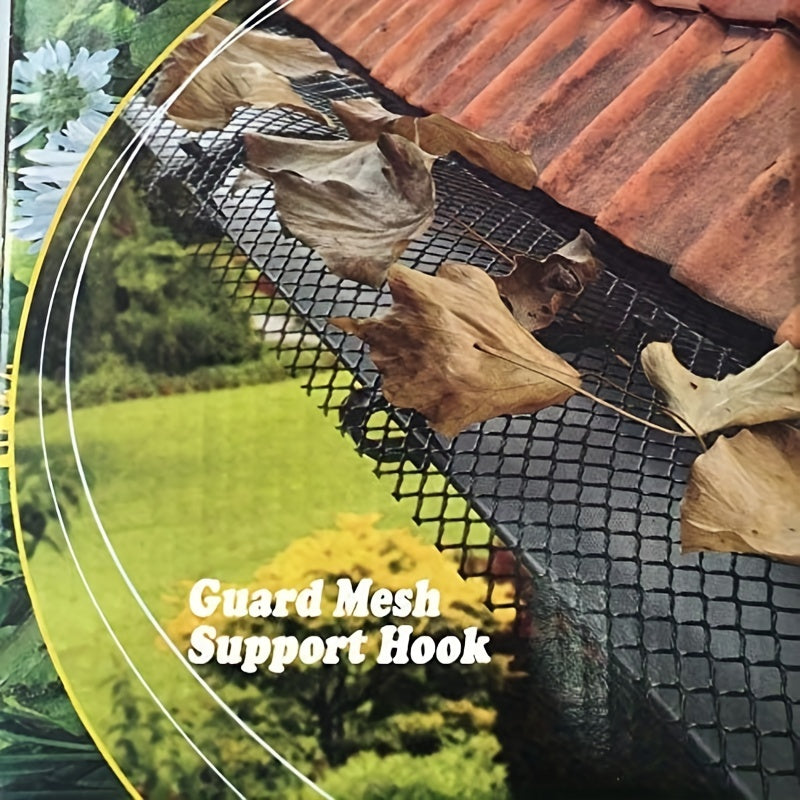 1 Pack Gutter Guard Mesh, Leaf Blocking Net, Plastic Mesh, Fence Mesh, Placing Sewer Clogs