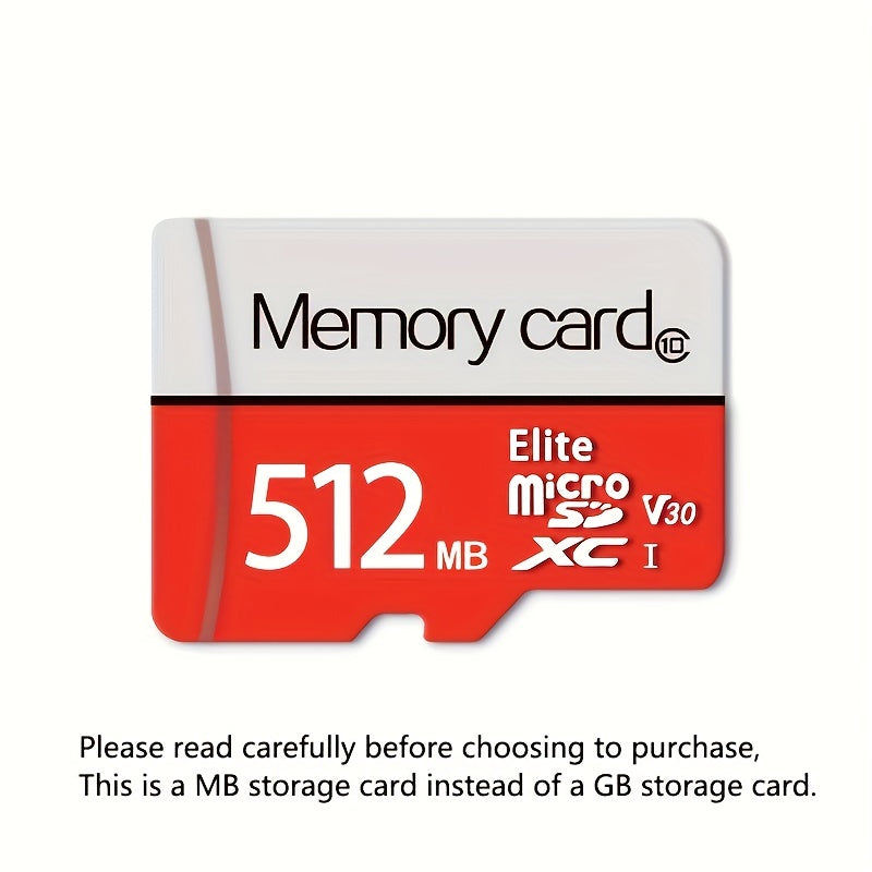 128/256/512MB Micro TF SD Card - Class 10 Memory Card For Smartphones, Speakers, Cameras & Cars