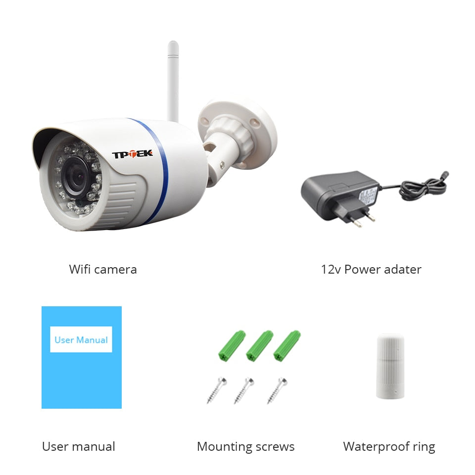 4MP 1080P IP Camera Outdoor WiFi Home Security Camera Wireless Surveillance Wi Fi Bullet Waterproof IP Video HD Camara CamHi Cam