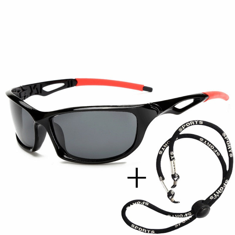 2022 New Polarized Sunglasses Men Brand Designer Square Sports Sun Glasses for Men Driving Fishing Black Frame Goggle UV400