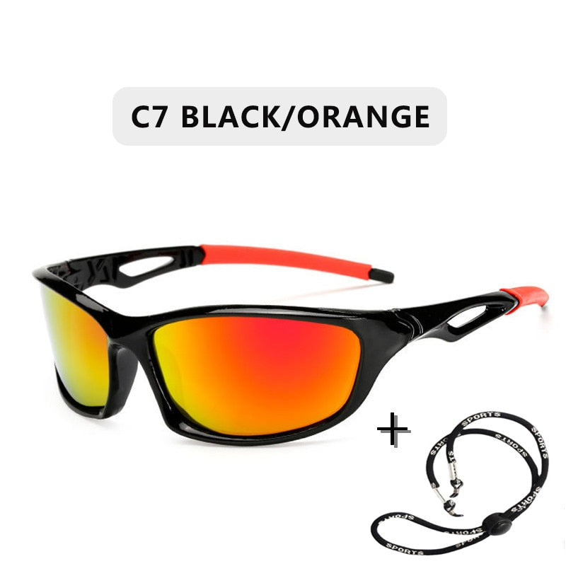 2022 New Polarized Sunglasses Men Brand Designer Square Sports Sun Glasses for Men Driving Fishing Black Frame Goggle UV400