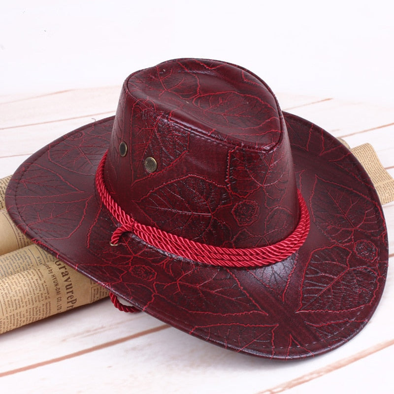 Game Dead Redemption 2 Western Cowboy Leather Hat Arthur Morgan Cosplay Unisex Cap Costume Prop