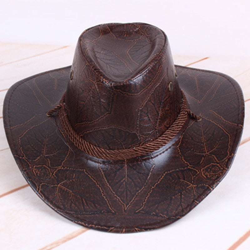 Game Dead Redemption 2 Western Cowboy Leather Hat Arthur Morgan Cosplay Unisex Cap Costume Prop